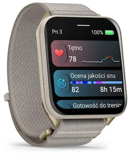 Smartwatch GARMIN Venu X1 Złoto-szary