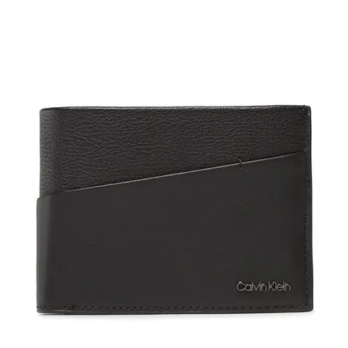 Большой мужской кошелек Calvin Klein CK Diagonal Trifold 10cc с монетой K50K510607 CK Black BAX