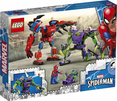 LEGO Marvel Spider - Man битва роботов Человека-Паука и Зеленого Гоблина (76219)