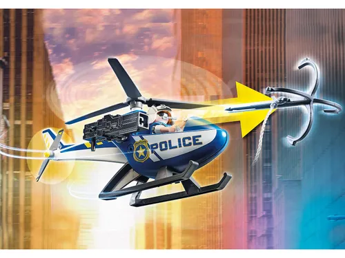 PLAYMOBIL 70575 Polis helikopteri: Kaçan arabayı kovalamak