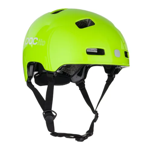 Kask rowerowy dziecięcy POC Pocito Crane MIPS Jr 10570 fluorescent yellow/green