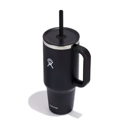 Kubek termiczny ze słomką Hydro Flask All Around Travel Tumbler 1182 ml - black