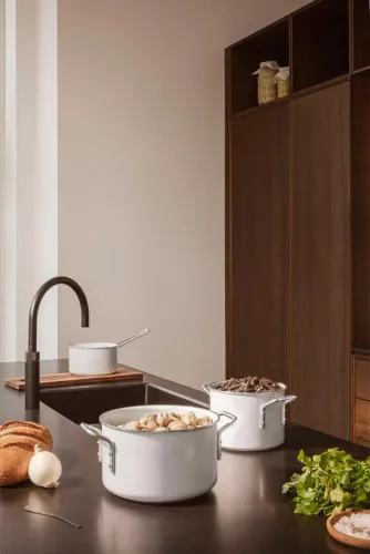 EVA TRIO White Line - rondel z stalą ceramiczną 1,8 l