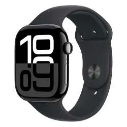 Apple Watch Series 10 GPS 46mm aluminium onyks pasek sportowy czarny M/L