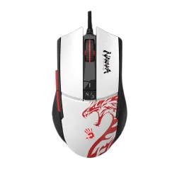 Myszka gamingowa A4Tech Bloody L65 MAX RGB przewodowa 12000 dpi optyczna biała