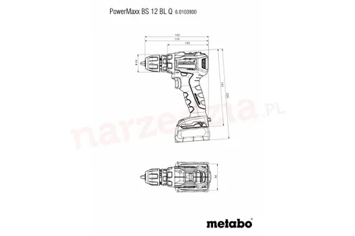 Дрель-шуруповерт аккумуляторная Metabo PowerMaxx BS 12 BL Q