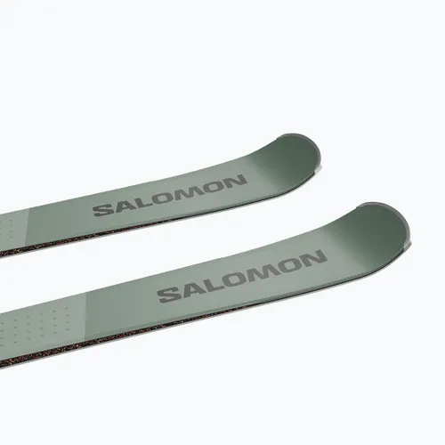 Narty zjazdowe Salomon S/Max 8 + wiązania M10 GW oil green/black/white