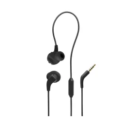 Słuchawki przewodowe JBL Endurance Run 2 Wired Black Dokanałowe Mikrofon Czarny