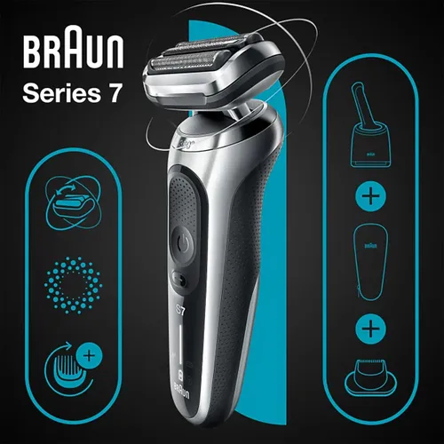 Golarka BRAUN Seria 7 71-S7200CC Na mokro i sucho