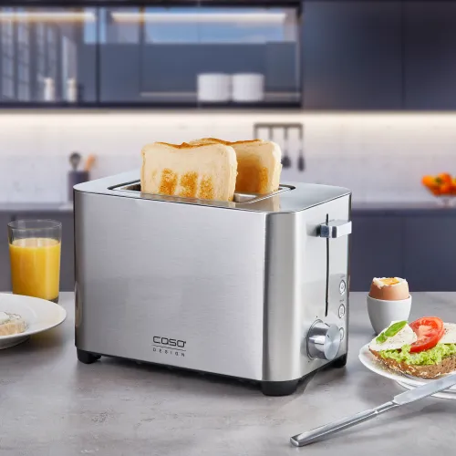 Toster Caso Germany Classico T2 Duo Ruszt do bułek Rozmrażanie 850W