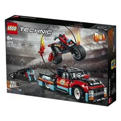 Конструктор Lego Technic фургон и трюк мотоцикл (42106)