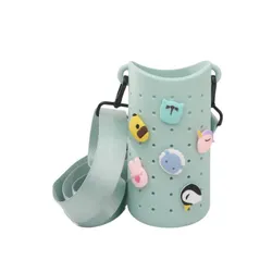 Etui z paskiem na butelkę Asobu Bestie Sling- green