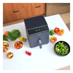 Air Fryer Frytkownica beztłuszczowa COSORI CAF-P681S-KEUR Dual Blaze 6.4l Wi-Fi zabezpieczenie przed przegrzaniem