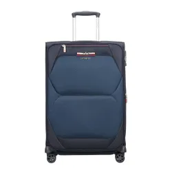 Средний расширяемый чемодан Samsonite Dynamore-blue