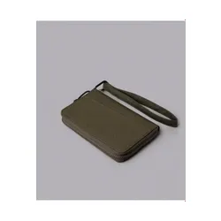 Кошелек Alpaka Zip Passport, армейский зеленый