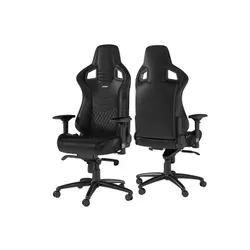 Fotel Noblechairs EPIC Gamingowy do 120kg Skóra naturalna Czarny