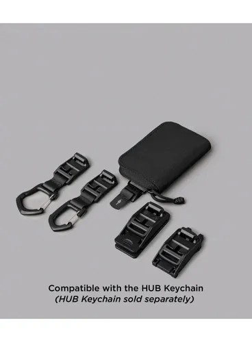 Кошелек Alpaka Zip Coin, черный