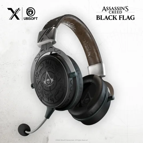 Słuchawki bezprzewodowe z mikrofonem Lexip Assassin's Creed Black Flag Resynced - Tattoo Headset