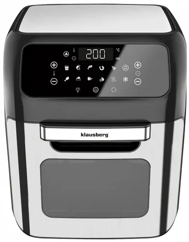Air Fryer Frytkownica beztłuszczowa KLAUSBERG KB-7557 12l z okienkiem do obserwacji postępów gotowania