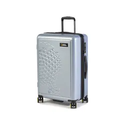 Средний жесткий чемодан National Geographic Luggage N162HA.60.23 серебро 23