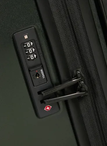Walizka średnia poszerzana Samsonite Fyrm EXP - deep green