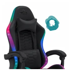 Fotel gamingowy HELL'S CHAIR HC-1000 LED Kids Czarny