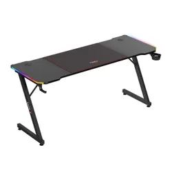 Biurko gamingowe HUZARO Hero 4.8 RGB Czarny
