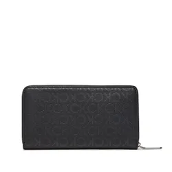 Большой женский кошелек Calvin Klein CK Must для кошелька Xl_epi Mono K60k611869 Black Mono 0GJ