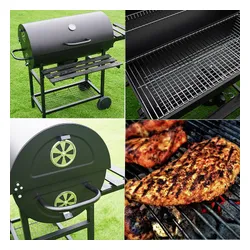 Grill węglowy VELACO VL03-BLACK Czarny