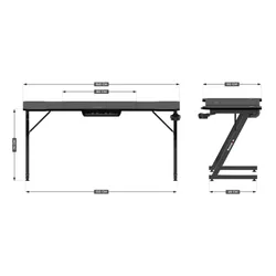Biurko gamingowe HUZARO Hero 4.8 Czarny