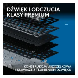 Klawiatura mechaniczna Logitech G316 X 75 Czarny