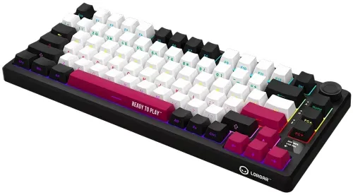 Klawiatura LORGAR KBP7075W Czarno-czerwony