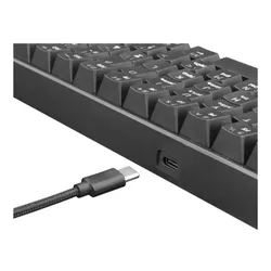 Klawiatura gamingowa Black Shark Shinobi Outemu Brown przewodowa mechaniczna podświetlana czarna
