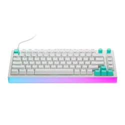 Klawiatura gamingowa Logitech G512 X 75 przewodowa magnetyczno-mechaniczna podświetlana biała