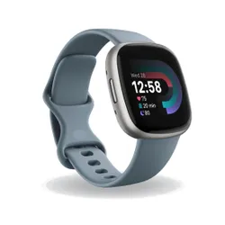 Смарт-часы Fitbit by Google Versa 4 сине-платиновый