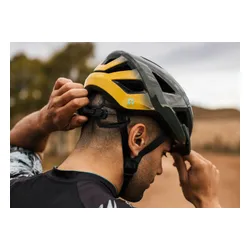Kask rowerowy LAZER Cerro KinetiCore Żółto-zielony MTB (rozmiar M)