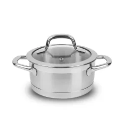 TESCOMA President niski 1,5 l - garnek ze stali nierdzewnej z pokrywką