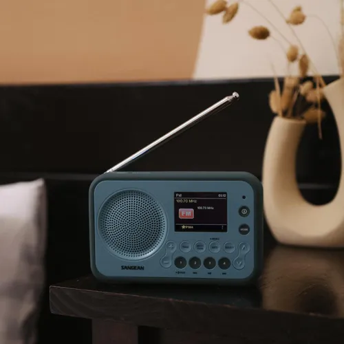 Radioodbiornik Sangean DPR-76BT Radio FM DAB+ Bluetooth Jasnoniebieski