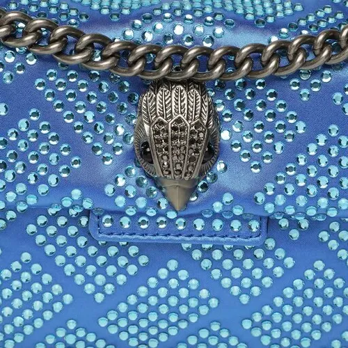 Kurt Geiger Mini Geantă Kensington Din Material Textil 9546683609 Albastru Pal
