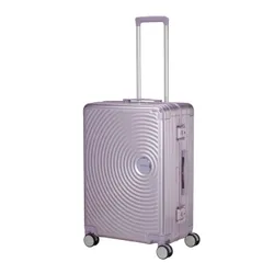 Walizka średnia American Tourister Soundbox Alu - stormy lilac