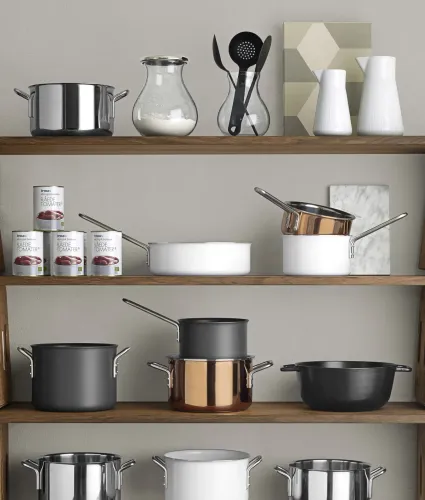 EVA TRIO Copper Line 1,5 l - rondel ze stali nierdzewnej