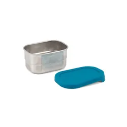 Pojemnik na jedzenie Affenzahn Lunchbox Stainless Steel - shark