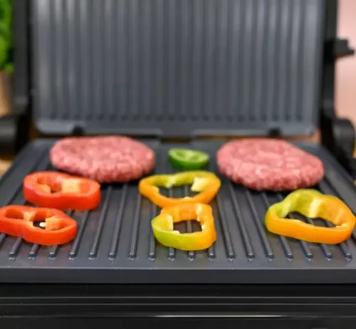 Электрогриль Kohersen черный матовый NX керамический умный автоматические программы 667см2