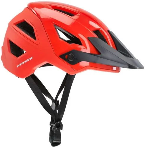 Kask rowerowy KROSS Saltare Czerwony MTB (rozmiar L)