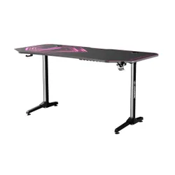 Biurko Ultradesk FRAG XXL 160cm Czarno-różowy