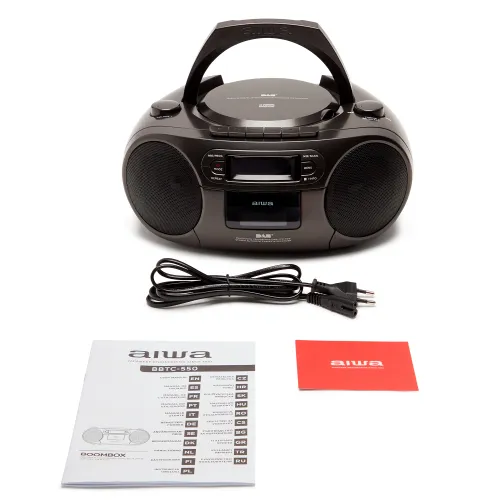 Radiomagnetofon Aiwa Boombox BBTC-660DAB/BK Bluetooth DAB+ Czarny
