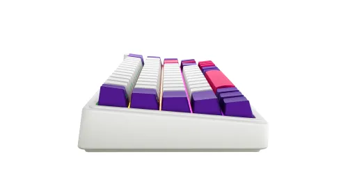 Klawiatura mechaniczna Lorgar KBP70MW Toxic Purple Biały