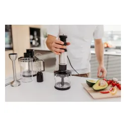 Блендер Blaupunkt HBD812, 1700 Вт, измельчитель, насадка для взбивания, насадка для пюре