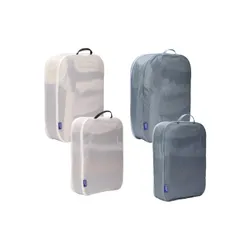 Zestaw 4 organizerów podróżnych Thule Family Packing Cube Set - pond gray / white