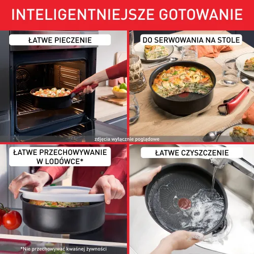 Zestaw Patelni TEFAL Ingenio Simply Cook (3 elementy)